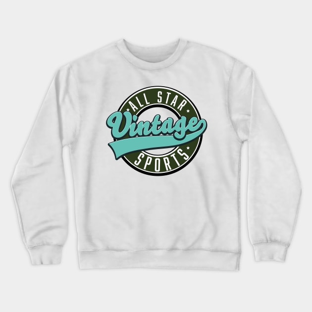 All star vintage sports logo Crewneck Sweatshirt by nickemporium1